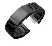 NFJNFCF Bracelet de montre for homme en acier inoxydable, compatible avec Diesel DZ4316, DZ7395, DZ7305, DZ4283, DZ7314, 22 mm, 24 mm, 26 mm, 28 mm, 30 mm(3 beads black,24mm)