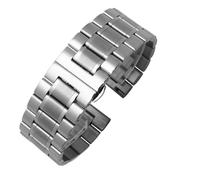 NFJNFCF Bracelet de montre for homme en acier inoxydable, compatible avec Diesel DZ4316, DZ7395, DZ7305, DZ4283, DZ7314, 22 mm, 24 mm, 26 mm, 28 mm, 30 mm(5 beads Silver,28mm)