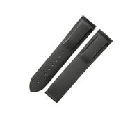NFJNFCF Bracelet de montre haute compatible avec Omega Seamaster 300 Planet-Ocean Seiko-SKX Longines Conquest en caoutchouc et silicone 20 21 22 mm(Black(No line)-No,22mm)