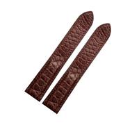 NFJNFCF Bracelet de montre noir, marron et bleu, compatible avec les bracelets en crocodile Cartier, en cuir véritable, Solo Key London Calibo, for homme, 20, 22, 23, 24 et 25(Brown-no buckle,18mm)