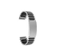 NFJNFCF Bracelet de montre rétro carré de petite taille, compatible avec Casio A158/A159/A168/A178/AE1200/AE1000/AQ230/A500/B650/640, bracelet adhésif en acier 18 mm