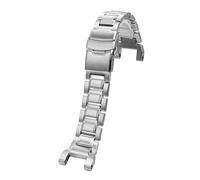 NFJNFCF Bracelet en acier inoxydable 24 mm compatible avec Casio GR-B100 Kongba for homme, bracelet métallique GR-B100-1A, accessoires de montre(Silver)