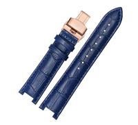 NFJNFCF Bracelet en cuir de vache compatible avec la montre Michael Kors MK5774 2425/43, bracelet concave ciel étoilé for femme, accessoires de montre Mike Coles, noir/rouge/bleu(Royal blue rk)