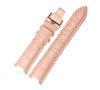 NFJNFCF Bracelet en cuir de vache compatible avec la montre Michael Kors MK5774 2425/43, bracelet concave ciel étoilé for femme, accessoires de montre Mike Coles, noir/rouge/bleu(Pink rk)