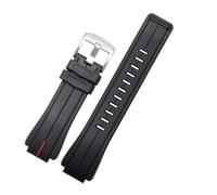 NFJNFCF Bracelet vintage en cuir de vache givré compatible avec Timex T2N721 T2N720 TW2T76300 TW2T76500 Bracelet surélevé en caoutchouc 24 x 16 mm, 24x16mm, Agate
