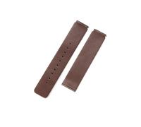 NFJNFCF Compatible avec Huawei B3 Remplacer la mode 16 18 20 22 mm Bracelet de montre B6 B5 B2 Business Hommes Femmes Sports Accessoires en cuir intelligent anti-transpiration(Brown-No buckle,18mm)