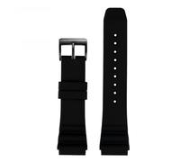 NFJNFCF Compatible avec la montre de plongée Casio Swordfish MDV-106 MTP-VD01 MDV-107 Efr-303l Series Bracelet en résine de silicone vert 22 mm étanche(Black-black,20mm)