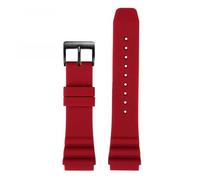 NFJNFCF Compatible avec la montre de plongée Casio Swordfish MDV-106 MTP-VD01 MDV-107 Efr-303l Series Bracelet en résine de silicone vert 22 mm étanche(Red-black,20mm)