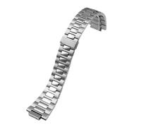 NFJNFCF Compatible avec le bracelet en acier inoxydable Patek Philippe Nautilus 5711/5726, bracelet en métal argenté, avec boucle déployante,