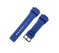 NFJNFCF Compatible avec les accessoires Casio W-S200H/215/216H for hommes, caoutchouc 5208, remplacement d'origine, boucle noire de 18 mm, série SGW-300H/400H(Sky Blue-Black-K5)