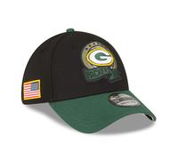 NFL Basecap Vert Bay Packers Casquette Salut To Service 2022 Newera 39Thirty