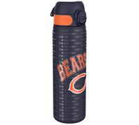 ION8 Gourde Inox Léger, 600ml, Non Isolé, Anti-Fuite, Facile à Ouvrir, Verrouillage Sécurisé, Lavable au Lave-Vaisselle, Poignée de Transport, Durable, Acier Inoxydable, Motif 3D NFL, Bears