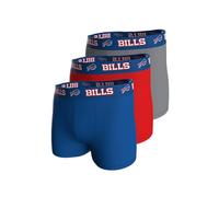 NFL Bills 3pk Boxers Blue-Red-Grey -XXL