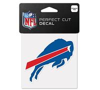 NFL Buffalo Bills 63038011 Perfect Cut Color Decal, 4" x 4", Black