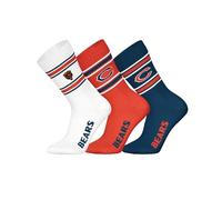 NFL Chicago Bears Lot de 3 paires de chaussettes de sport unisexes