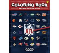 NFL Coloring Book: Paint the logos of the teams that make up National Football League: Second edition of the Sports Logos coloring book series