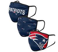 NFL Face Covering Community Mask 3-Pack New England Patriots