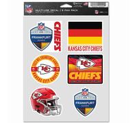 Nfl Frankfurt Game Autocollants 18x13cm Kansas City Chiefs