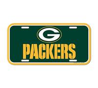 NFL Green Bay Packers License Plate, Team Color, One Size