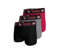 NFL Homme 3pk 49ers Boxer Shorts, Multicolore, L EU