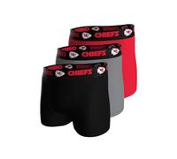 NFL Homme 3pk City Chiefs Boxer Shorts, Multicolore, M EU