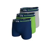 NFL Homme 3pk Seahawks Boxer Shorts, Multicolore, XL EU