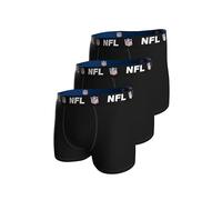 NFL Shield Lot de 3 Boxers pour Homme, Noir, Taille L EU