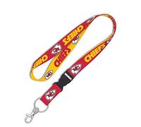 NFL Kansas City Chiefs Lanière avec boucle amovible, 1,9 cm