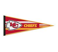 Wincraft NFL Kansas City Chiefs WCR63771813 Fanion classique cardé, 30,5 x 76,2 cm