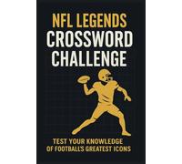 NFL LEGENDS Word Search Puzzle Book: Word Searches with Easy to Read Print about NFL Trivia to Test Your Football, NFL Legends, NFL Crossword and More ... Gift for Vacations, Holidays, and Free Times