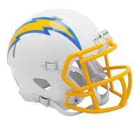 Riddell Mini casque de football américain Speed 2020 Los Angeles Chargers Unisexe Taille unique
