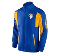 NFL Los Angeles Rams Veste coupe-vent tissée froissée, multicolore, M