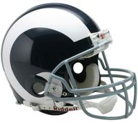 NFL Mini Helm Los Angeles Rams VSR4 Throwback Riddell 1965-72 Helmet Football