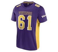 NFL Minnesota Vikings Core Foundation Top Polymesh T-shirt Violet, Violet, M