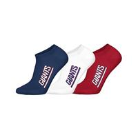 NFL NY GIANTS 3pk Sneaker Socks - DBL/WHT/RED - 43/46