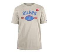 NFL OILERS New Era Casquette NFL Regular T-Shirt Vieilli sérigraphié Team Graphic Stone Unisexe
