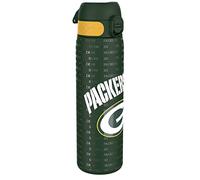 NFL Packers Bouteille d'eau en acier légère, 600 ml/20 oz, non isolée, étanche, facile à ouvrir, verrouillage sécurisé, passe au lave-vaisselle, couvercle rabattable, compatible porte-gobelet