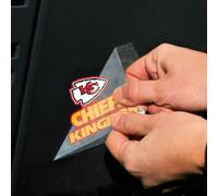 Nfl Perfect Cut 10x10cm Autocollant Kansas City Chiefs Slog