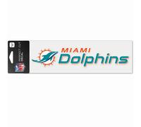 Nfl Perfect Cut Autocollant 8x25cm Miami Dolphins