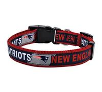 NFL PET Collar New England Patriots Collier pour chien et chat Taille M Collier pour chiens et chats Collier brillant et coloré sous licence par The NFL