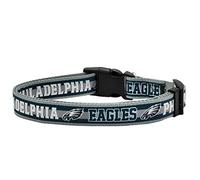 NFL PET Collar Philadelphia Eagles Collier pour chien, grande équipe de football pour chiens et chats. Un collier brillant et coloré pour chat et chien sous licence The NFL