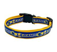 NFL Pet Collier pour chien Los Angeles Rams Collier pour chien et chat Collier brillant et coloré sous licence The NFL