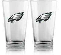 NFL Philadelphia Eagles Glacier Verre à bière Pilsner Set de 2 verres à bière Pint 475ml 16oz