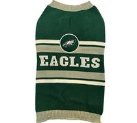 NFL Philadelphia Eagles Pull pour Chien, Taille M. Pull en Tricot Chaud et Confortable avec Logo de l'équipe NFL, Meilleur Pull pour Chiots pour Chiens de Grande et Petite Taille