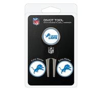 NFL Relève-Pitch Outil Lot avec 3 marqueurs de Balle de Golf, 30945, Detroit Lions, Taille Unique
