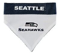 NFL réversible Bandana pour chiens et chats. en maille filet et Premium Broderie Team Écharpe Bandana. Chien anniversaire, fête de football, des Jeux. pour animal domestique Bandana double face Disponible en 32 équipes de NFL et 2 tailles