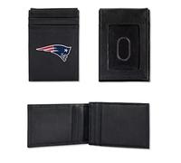 NFL Rico Industries Portefeuille avec poche avant brodée - Excellent cadeau, Patriots de la Nouvelle-Angleterre., Poche avant