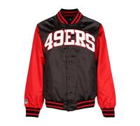 New Era – Bomber satiné NFL San Francisco 49ers – Noir/écarlate – Homme S
