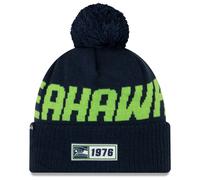 NFL Seattle Seahawks Road Sideline 2019 Bobble Laine à Revers Tricoté Newera