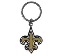 NFL Siskiyou Porte-clés pour fans de sport New Orleans Saints Chromé et émaillé Taille unique